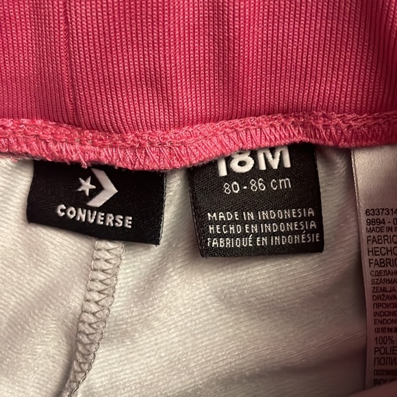 Converse sweatpants size 18M - Picture 3 of 5